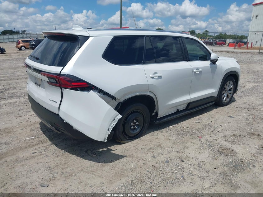 Vin: 5tdaaab50ss099077, lot: 46301209, toyota grand highlander limited 20254