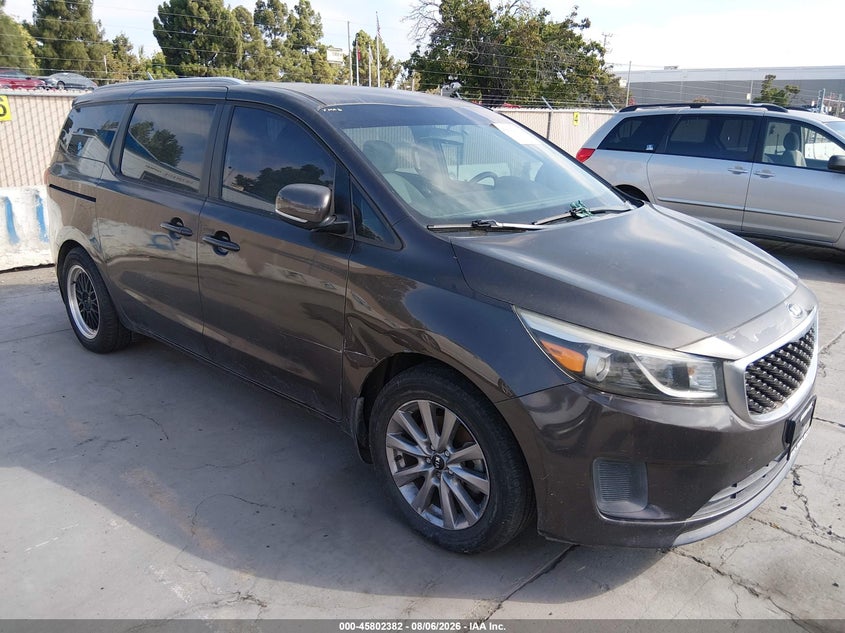 Vin: kndmb5c17f6037758, lot: 46301213, kia sedona lx 2015 img_1
