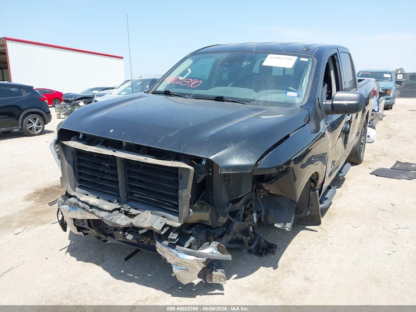 Vin: 1n6aa1ef1mn518094, lot: 46301221, nissan titan sv 4x2 20212