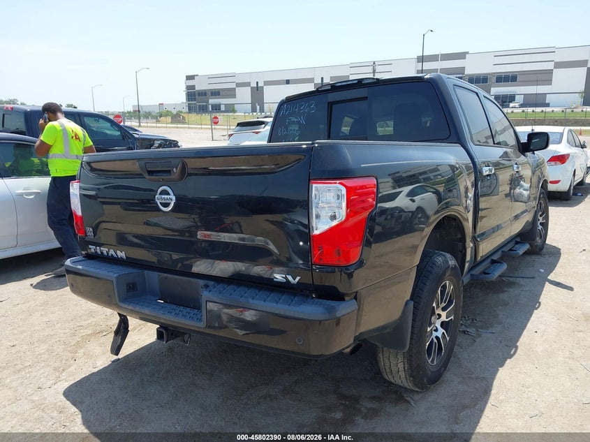 Vin: 1n6aa1ef1mn518094, lot: 46301221, nissan titan sv 4x2 20214