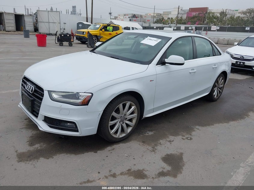 Vin: waubfaflxen034307, lot: 46301226, audi a4 2.0t premium 20142