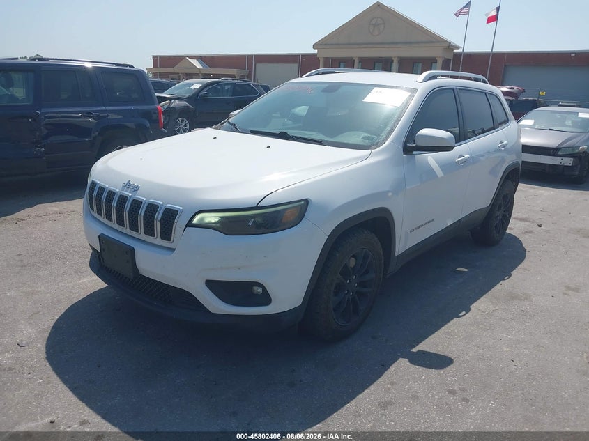 Vin: 1c4pjllb6kd204100, lot: 46301237, jeep cherokee latitude plus fwd 20192