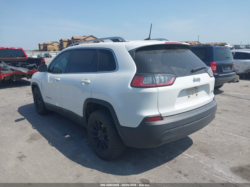Vin: 1c4pjllb6kd204100, lot: 46301237, jeep cherokee latitude plus fwd 20193