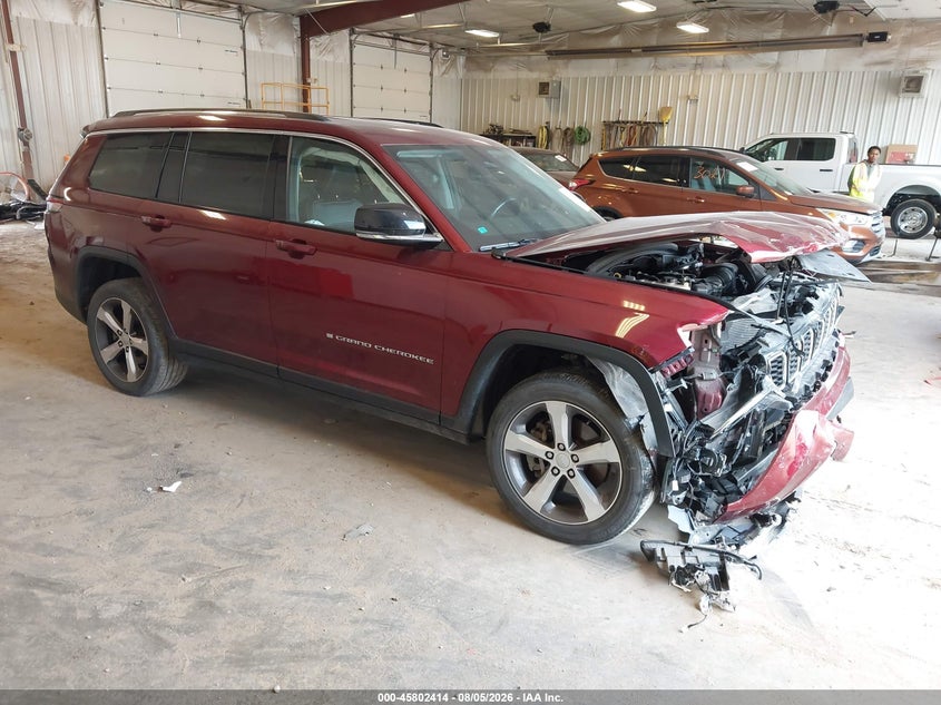2021 JEEP GRAND CHEROKEE L auction photo 1