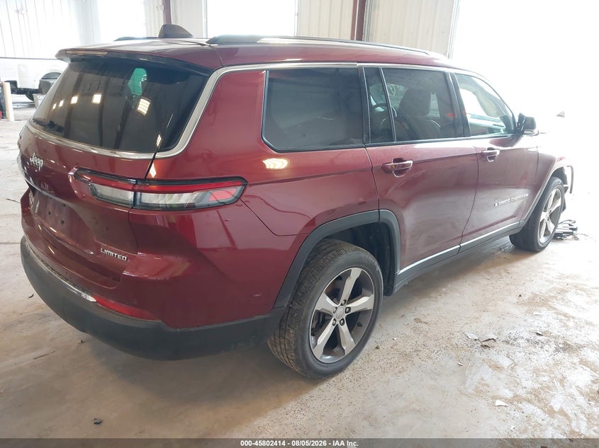 2021 JEEP GRAND CHEROKEE L auction photo 4
