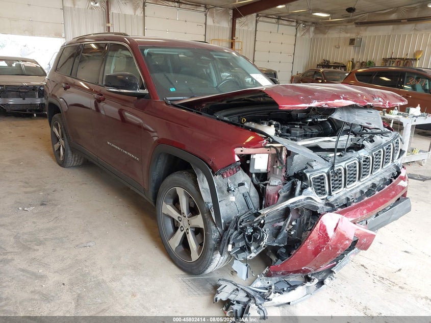 2021 JEEP GRAND CHEROKEE L auction photo 6