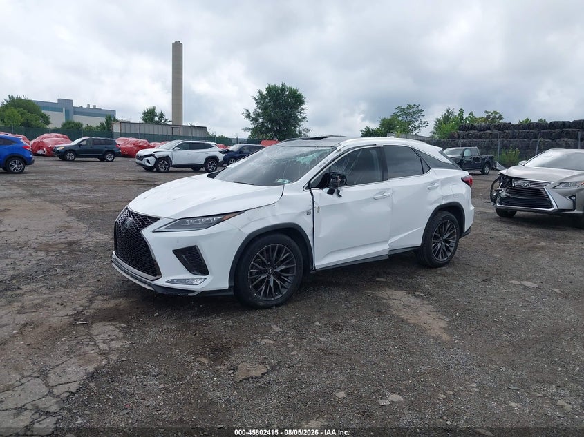 Vin: 2t2yzmda3mc305146, lot: 46301246, lexus rx 350 f sport handling 20212