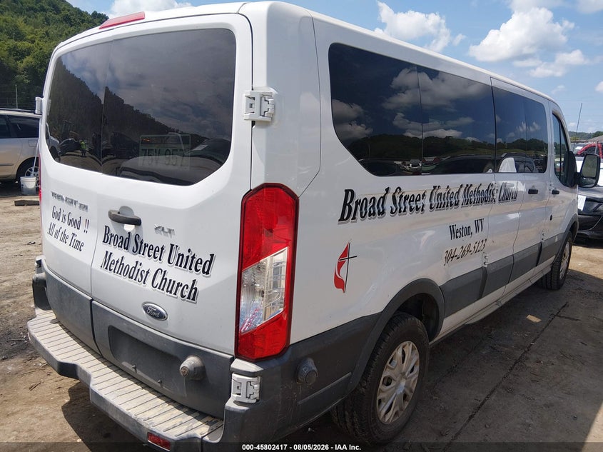 Vin: 1fbzx2zmxfka64987, lot: 46301248, ford transit-350 xlt 20154