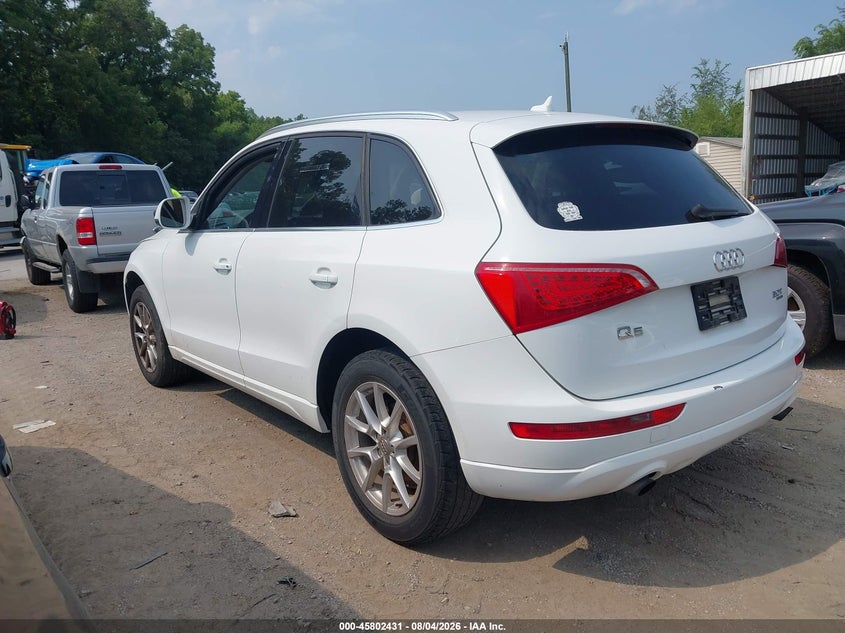 Vin: wa1cfafp0ca061475, lot: 46301262, audi q5 2.0t premium 20123