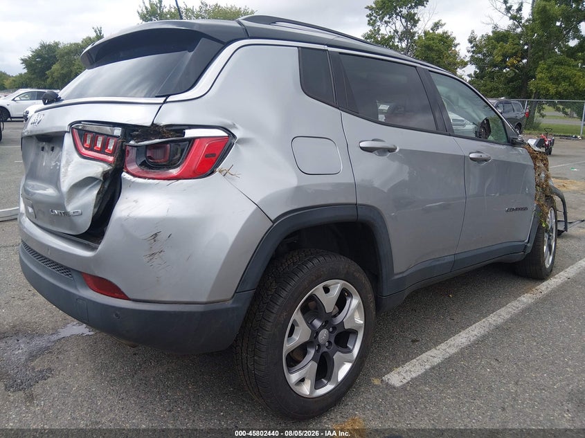 Vin: 3c4njdcb6mt551288, lot: 46301271, jeep compass limited 4x4 20214