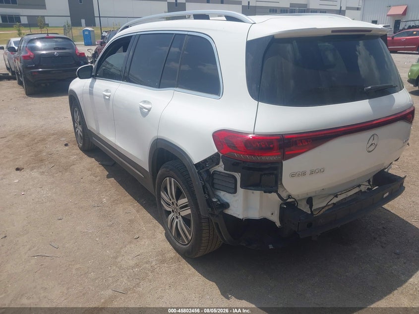 Vin: w1n9m0kb1pn055220, lot: 46301287, mercedes-benz eqb 300 suv 4matic 20233