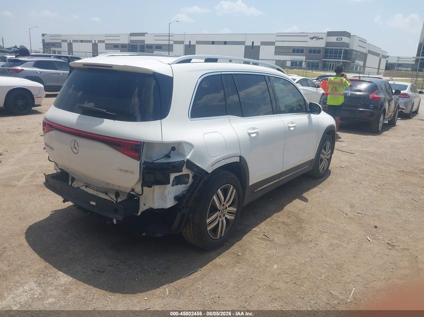 Vin: w1n9m0kb1pn055220, lot: 46301287, mercedes-benz eqb 300 suv 4matic 20234