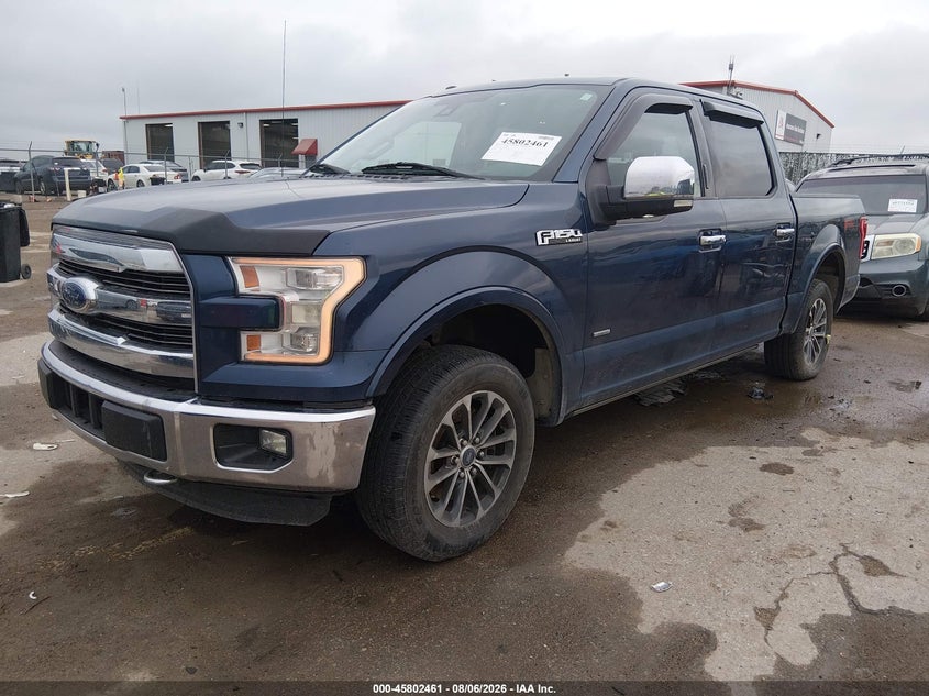 Vin: 1ftew1eg2ffb73847, lot: 46301292, ford f-150 lariat 20152