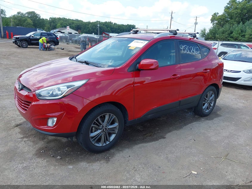 Vin: km8jucag7fu091917, lot: 46301293, hyundai tucson se 20152