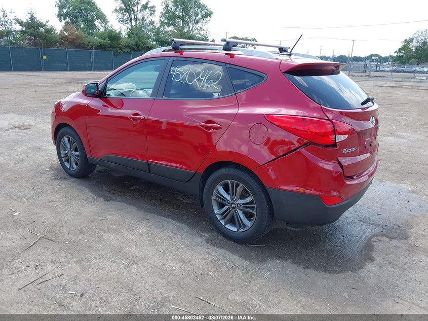 Vin: km8jucag7fu091917, lot: 46301293, hyundai tucson se 20153