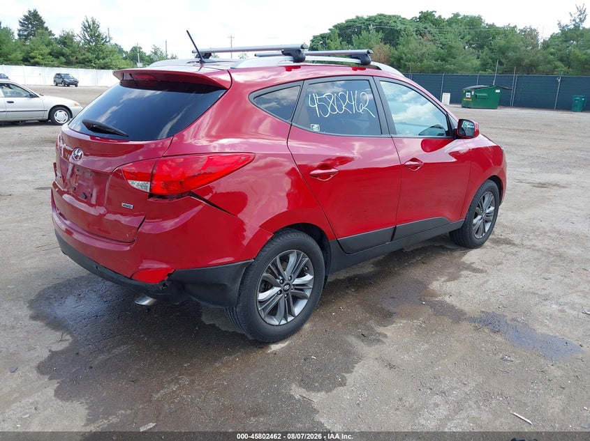 Vin: km8jucag7fu091917, lot: 46301293, hyundai tucson se 20154