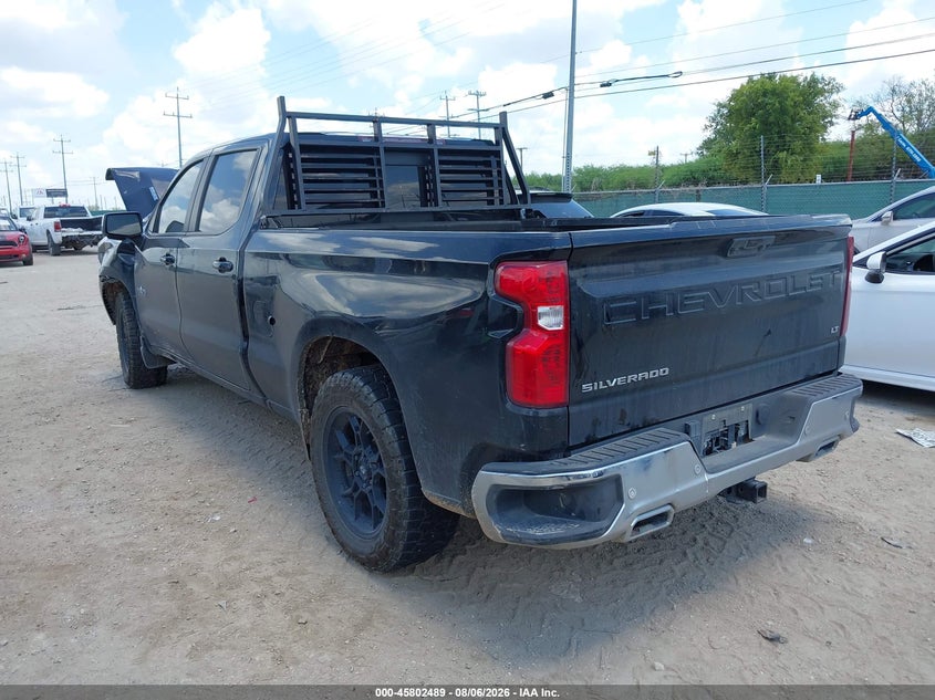 Vin: 3gcudde88pg222710, lot: 46301320, chevrolet silverado 1500 4wd  standard bed lt 20233