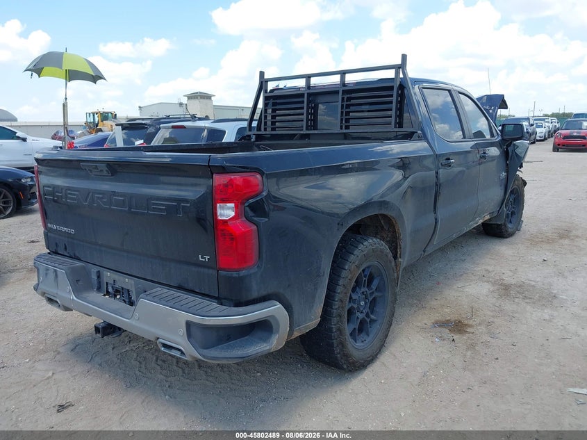 Vin: 3gcudde88pg222710, lot: 46301320, chevrolet silverado 1500 4wd  standard bed lt 20234