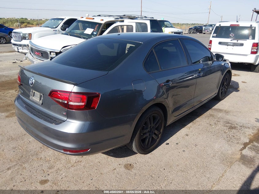 Vin: 3vw167aj1jm222299, lot: 46301332, volkswagen jetta 1.4t s 20184