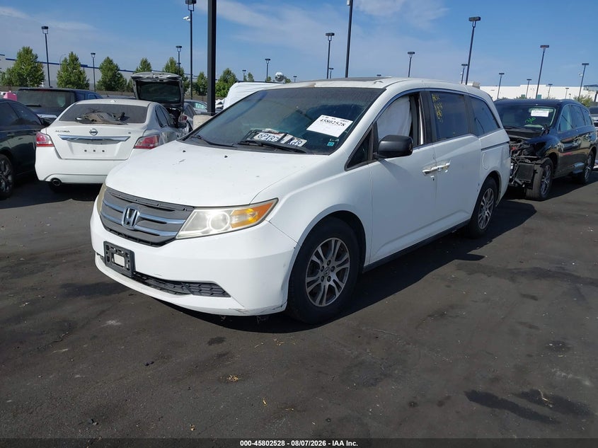 Vin: 5fnrl5h67bb030833, lot: 46301359, honda odyssey ex-l 20112