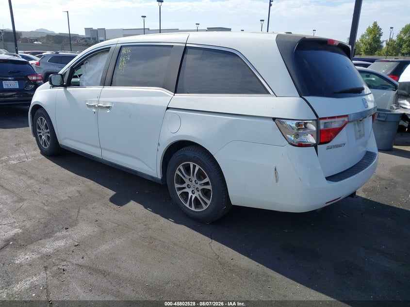 Vin: 5fnrl5h67bb030833, lot: 46301359, honda odyssey ex-l 20113