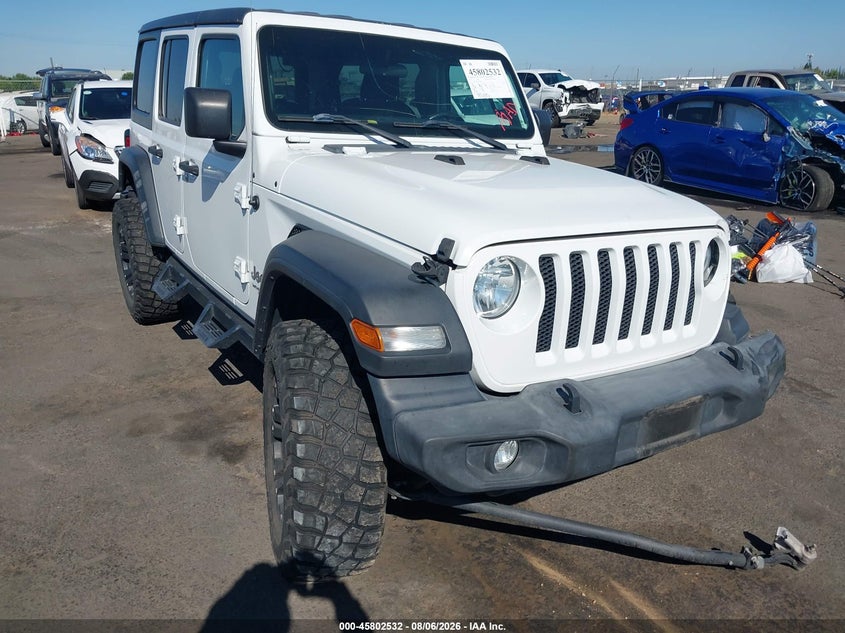 Vin: 1c4hjxdn6kw643869, lot: 46301363, jeep wrangler unlimited sport s 4x4 2019 img_1