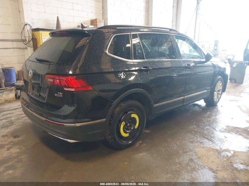 Vin: 3vv2b7ax6jm171942, lot: 46301364, volkswagen tiguan 2.0t se/2.0t sel 20184