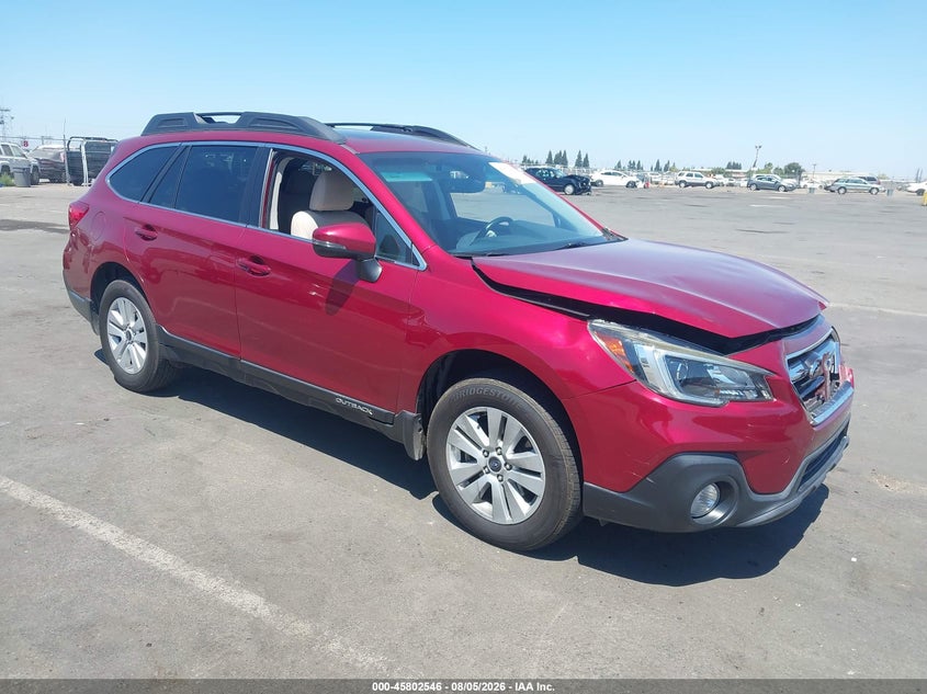 Vin: 4s4bsahc0j3234366, lot: 46301377, subaru outback 2.5i premium 2018 img_1