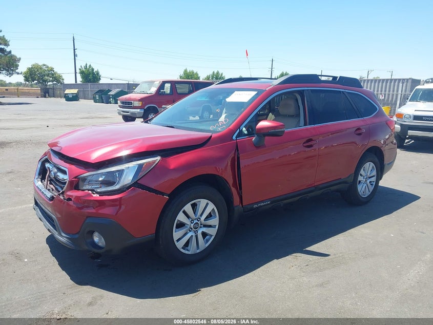 Vin: 4s4bsahc0j3234366, lot: 46301377, subaru outback 2.5i premium 20182