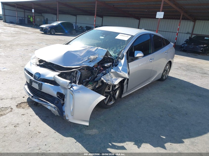 2022 Toyota Prius Xle, Левый перёд, IAAI, VIN JTDKAMFU8N3153335 — фото 2
