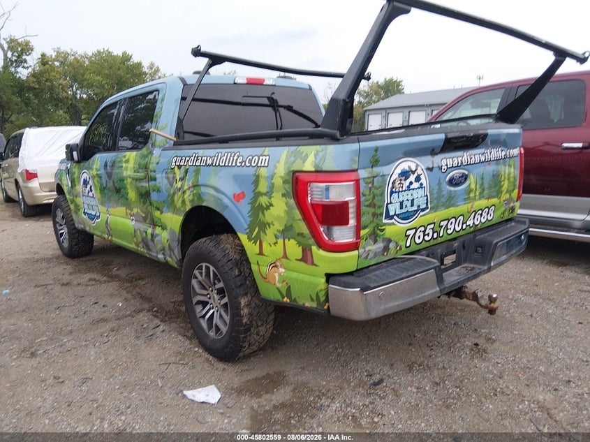 Vin: 1ftfw1e56mfa42243, lot: 46301390, ford f-150 lariat 20213