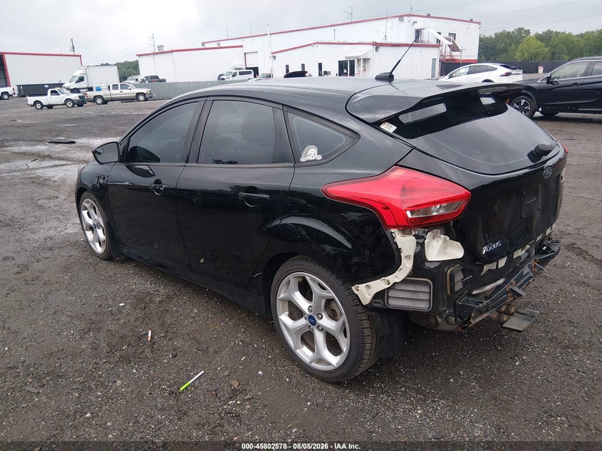 Vin: 1fadp3l93jl319746, lot: 46301409, ford focus st 20183