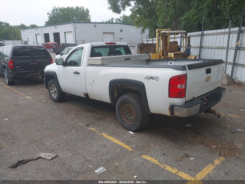 Vin: 1gcnkpea1dz105058, lot: 46301414, chevrolet silverado 1500 work truck 20133