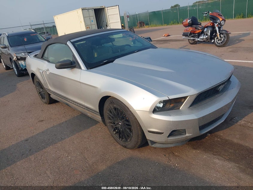 2010 Ford Mustang V6/V6 Premium, Unknown, IAAI, VIN 1ZVBP8ENXA5165093