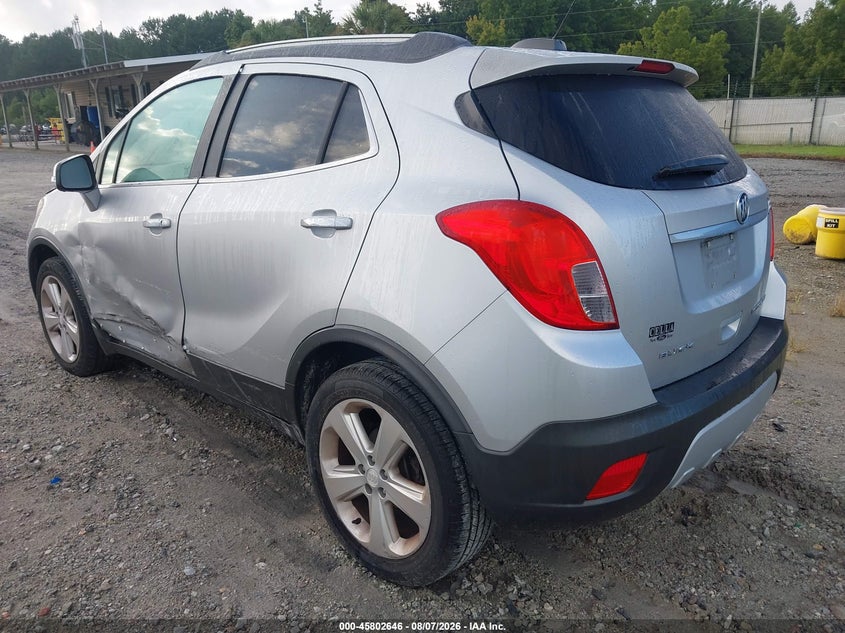 Vin: kl4cjasb2fb242858, lot: 46301477, buick encore 20153