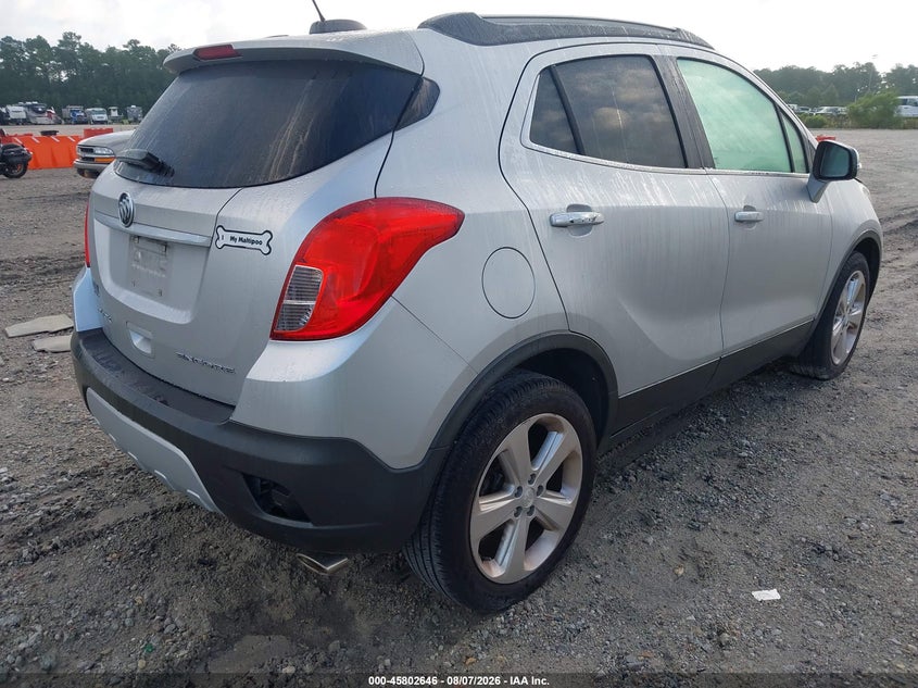 Vin: kl4cjasb2fb242858, lot: 46301477, buick encore 20154