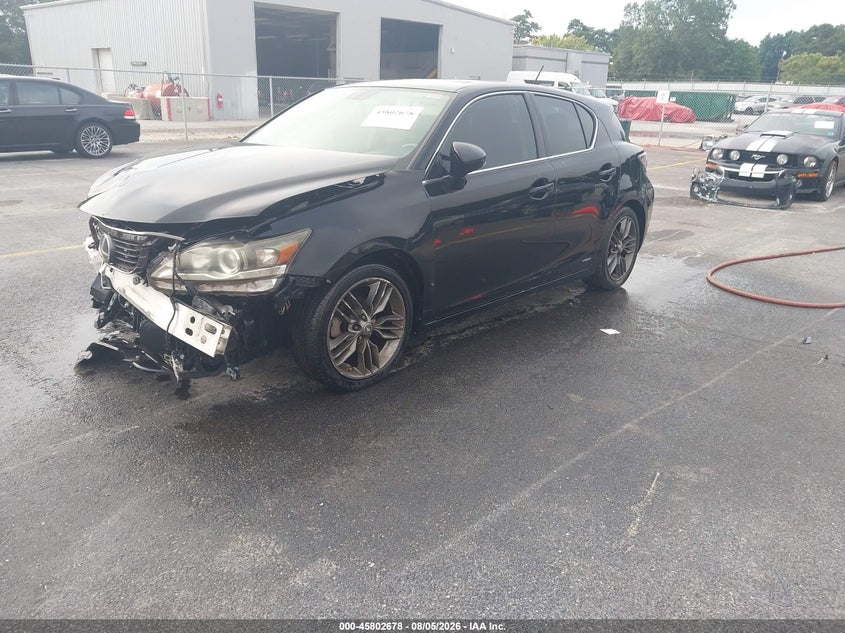 Vin: jthkd5bh2c2062777, lot: 46301509, lexus ct 200h premium 20122