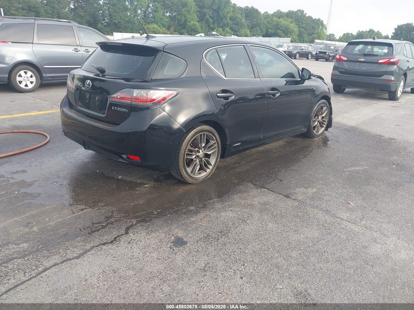 Vin: jthkd5bh2c2062777, lot: 46301509, lexus ct 200h premium 20124