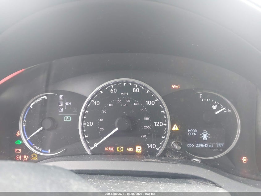 2012 LEXUS CT 200H auction photo 7