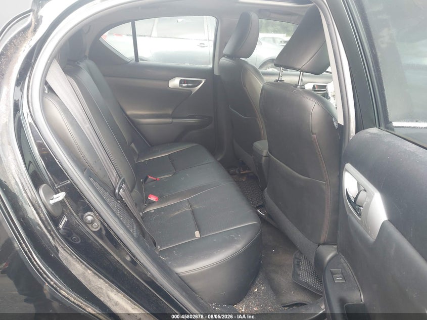 2012 LEXUS CT 200H auction photo 8