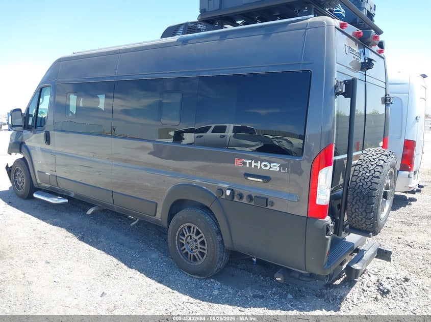 Vin: 3c6mrvug0pe543904, lot: 46301514, ram promaster 3500 window van high roof 159 wb ext 20233