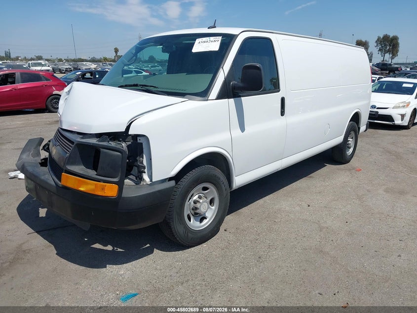 Vin: 1gcwggcg3f1220632, lot: 46301520, chevrolet express 2500 work van 20152