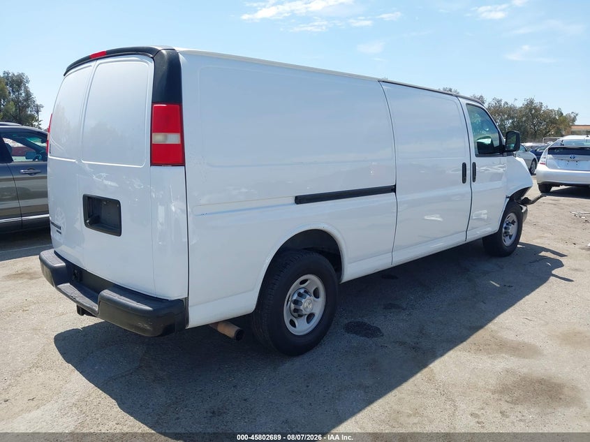 Vin: 1gcwggcg3f1220632, lot: 46301520, chevrolet express 2500 work van 20154