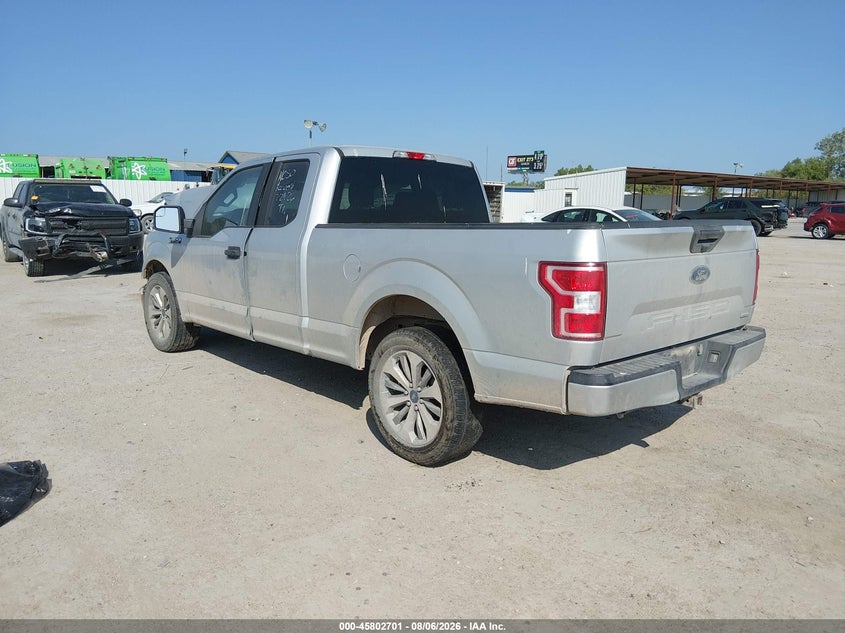 Vin: 1ftex1cpxjkc50237, lot: 46301532, ford f-150 xl 20183