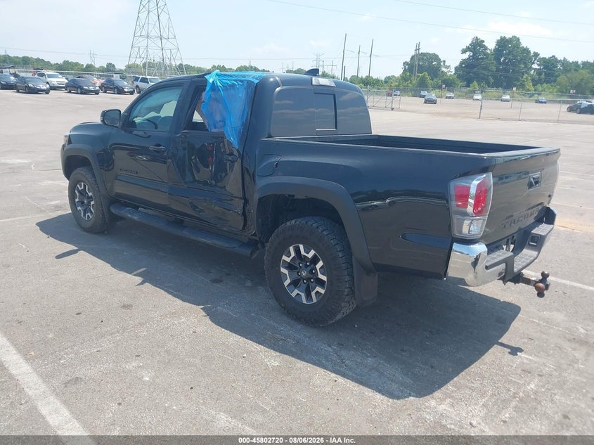 Vin: 3tmcz5an3pm559270, lot: 46301551, toyota tacoma trd off road 20233