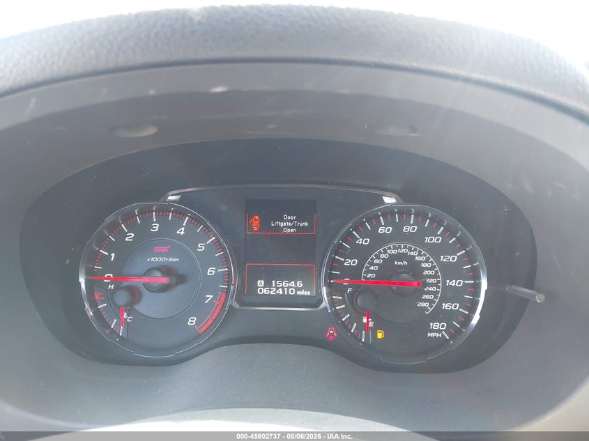 SUBARU WRX STI 2020 VIN JF1VA2E60L9816756