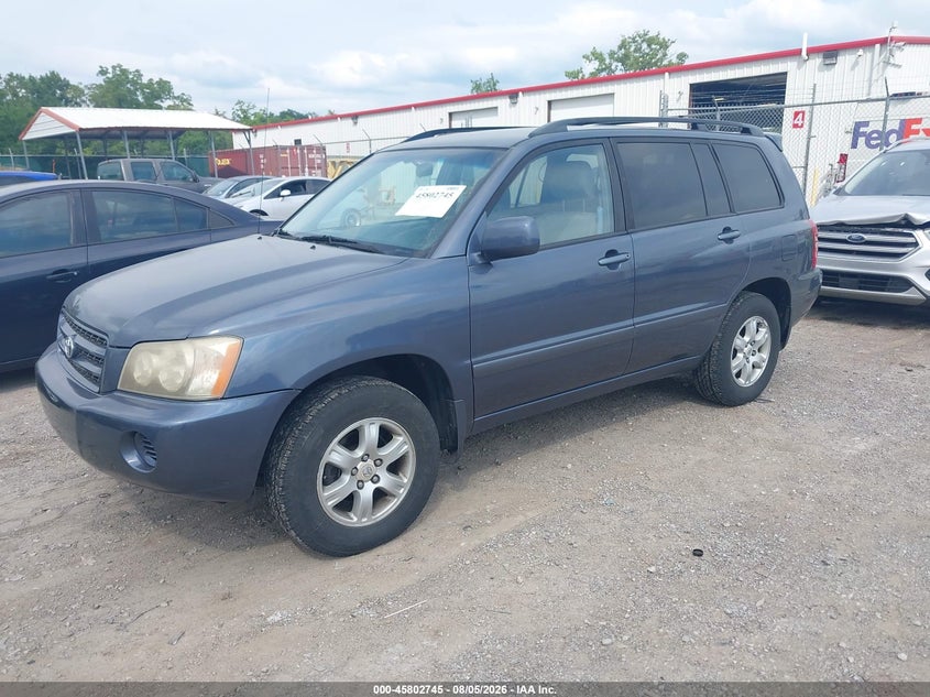 2002 Toyota Highlander, Обычный износ, IAAI, VIN JTEHF21A820055816 — фото 2