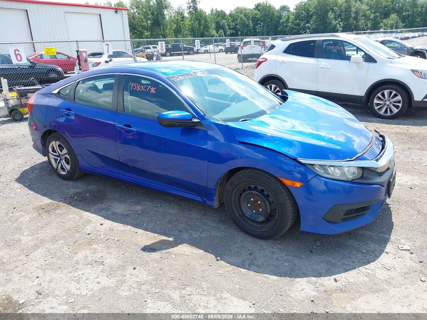 Vin: 19xfc2f55ge227167, lot: 46301577, honda civic lx 2016 img_1