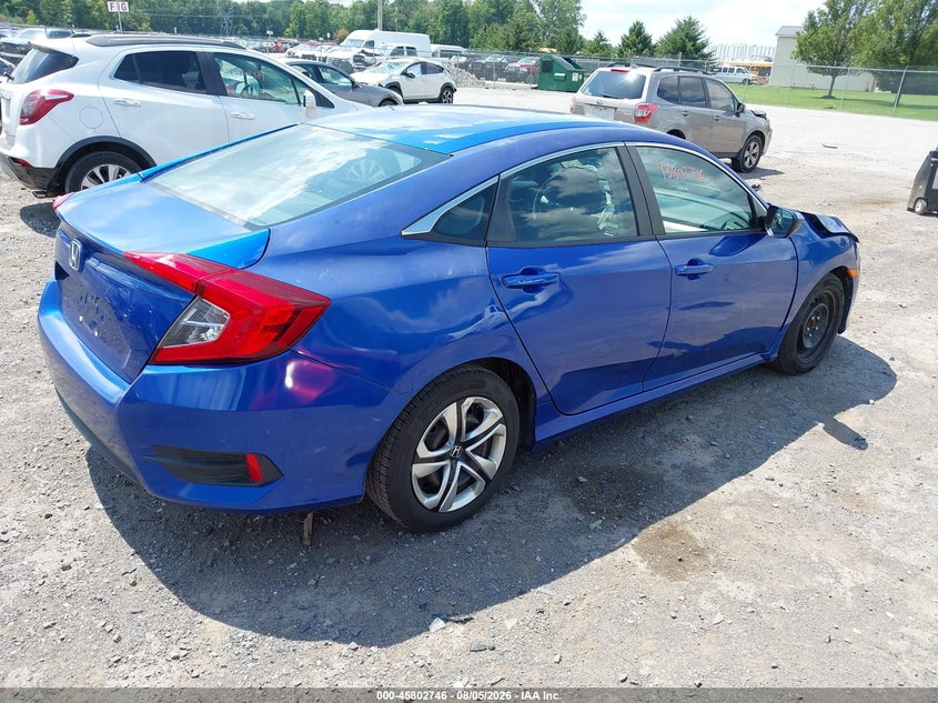 Vin: 19xfc2f55ge227167, lot: 46301577, honda civic lx 20164