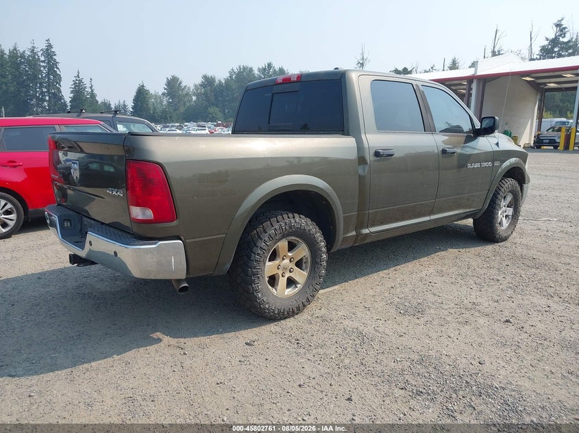 Vin: 1c6rd7lt2cs176512, lot: 46301592, dodge ram 1500 slt 20124